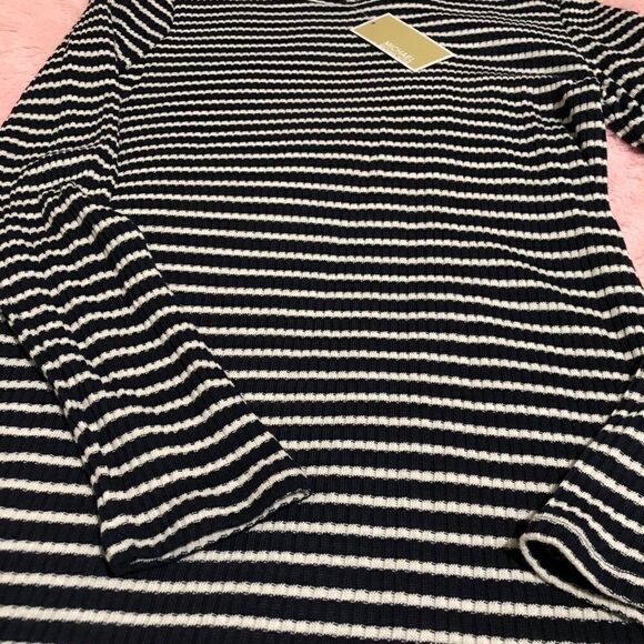 ‎NWT - Michael Kors Long-Sleeve Striped Dress - Picture 6 of 10